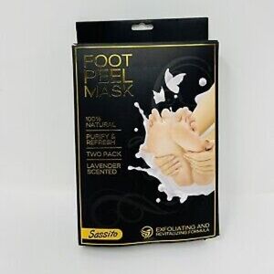 Sassito Foot Peel Mask Exfoliating and Revitalizing 100% Natural